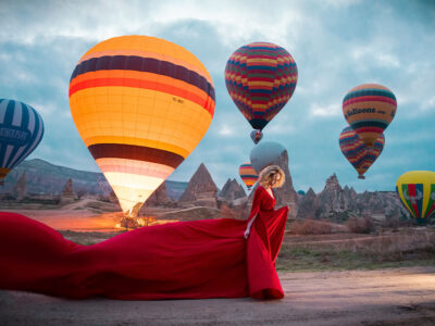 flying dress in cappadocia