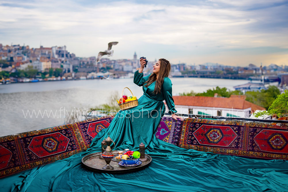 terrace dress photos in istanbul